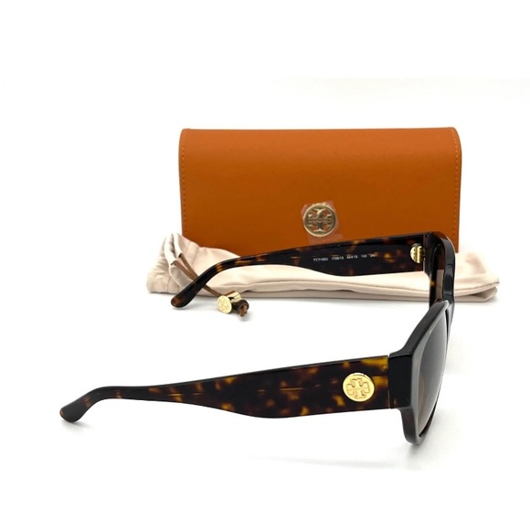TORY BURCH TY7182U 172813 Tortoise / Brown Gradient 54mm Sunglasses - Picture 4 of 4